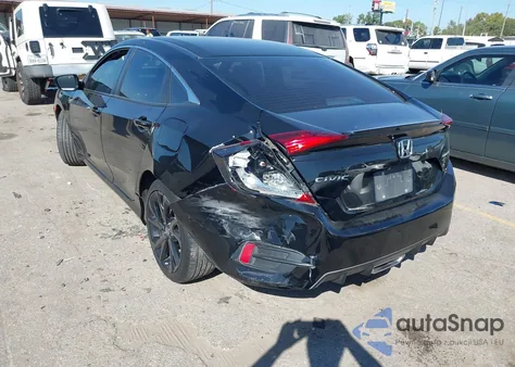2020 Honda Civic Sport from USA, damaged, VIN 19XFC2F89LE019135